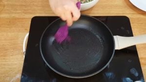 panqueca de ervilha com cenoura - passo 4