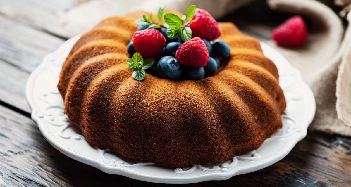 Bolo de farinha de amêndoas