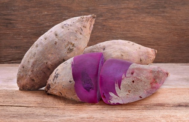 Batata doce roxa