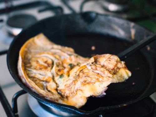 Omelete de frango