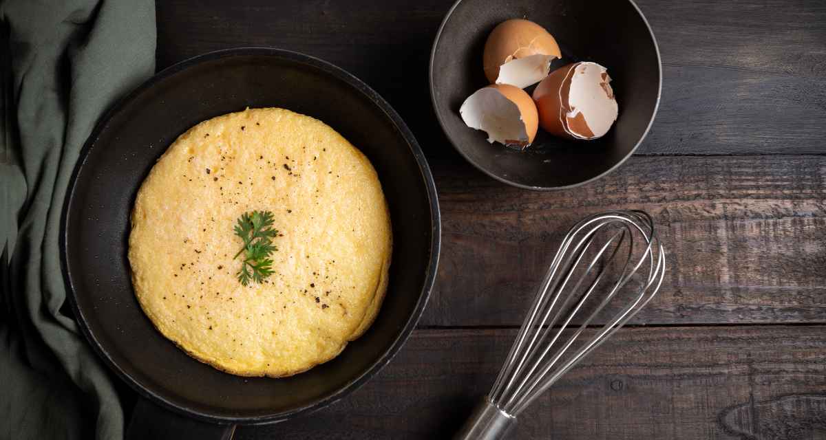 Omelete de tapioca