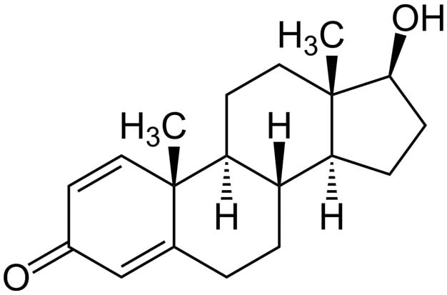 Estrutura química da Boldenona