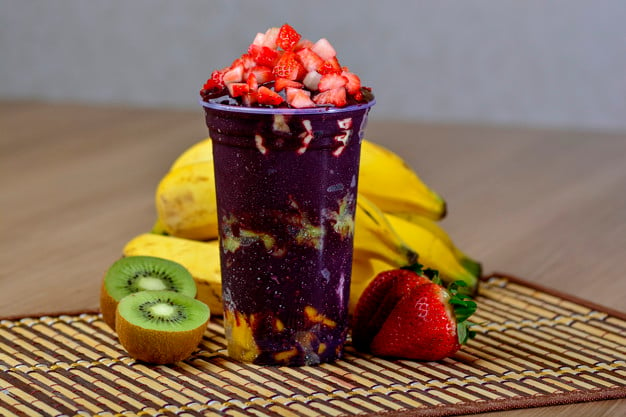 açaí com frutas