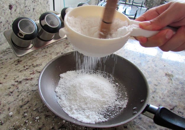 como fazer farinha de tapioca