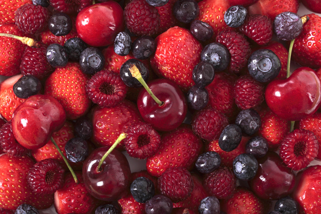 alimentos para ganhar massa magra frutas vermelhas
