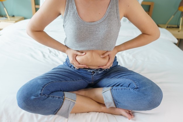 Gordura localizada na mulher