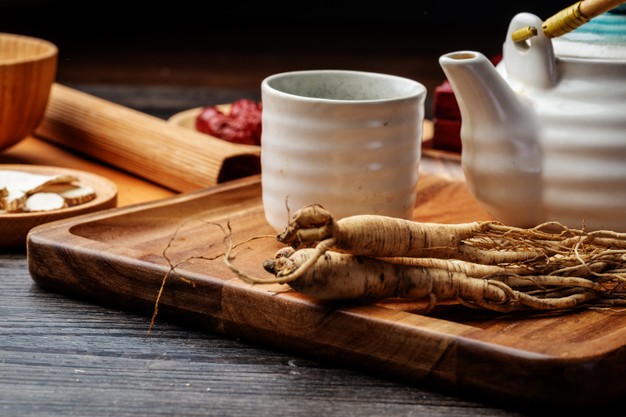 chá de ginseng