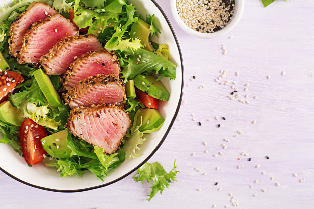 Receita de atum com quinoa