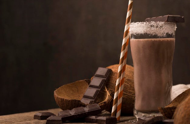 shake de chocolate achocolatado