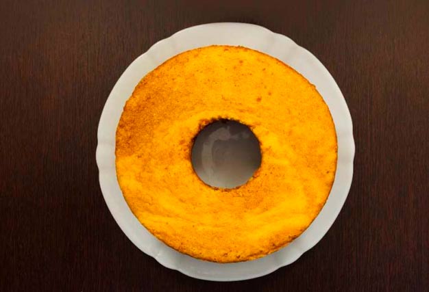 Bolo de cenoura integral