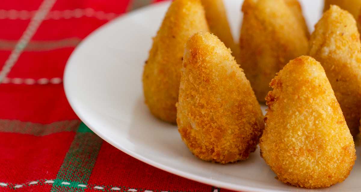 Coxinha de fruta-pão