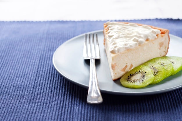 torta de limão e kiwi diet