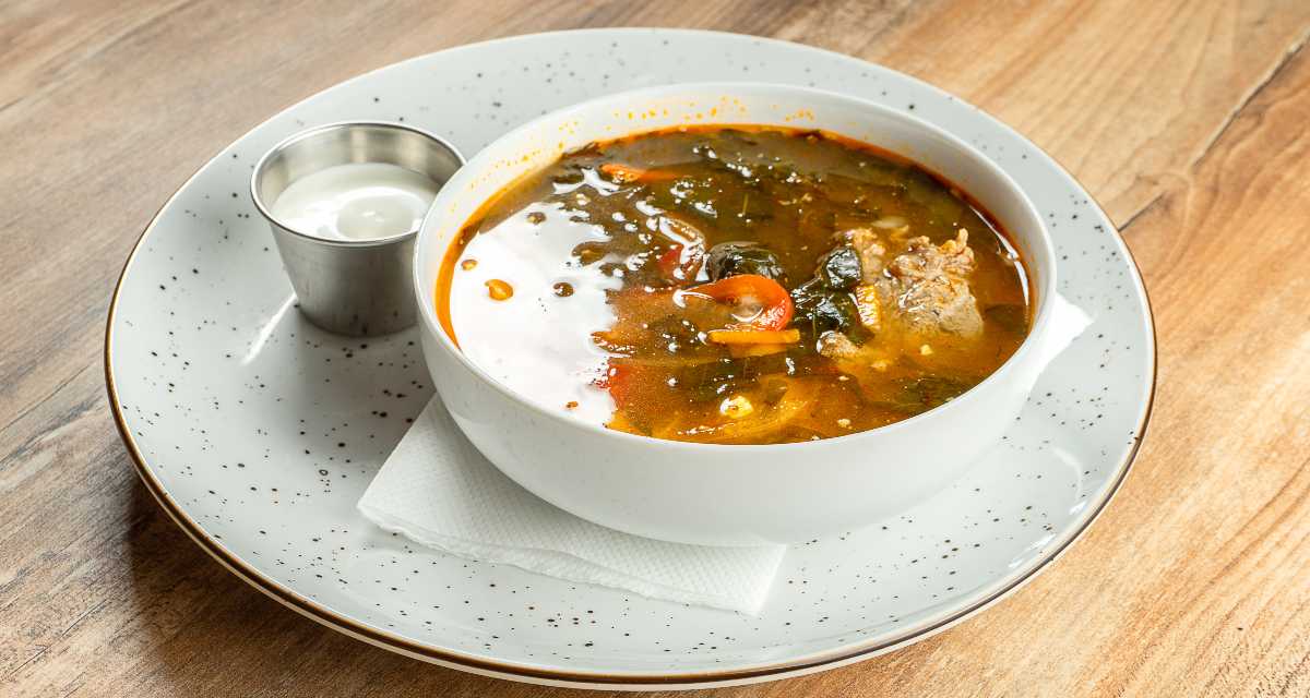 Sopa de carne moída