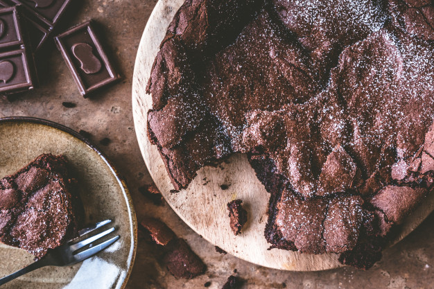 bolo de chocolate com aveia