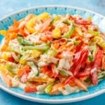 Receita de salada de macarrão simples e light