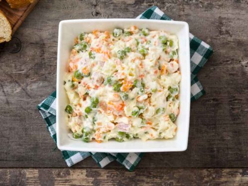 Salada de frango