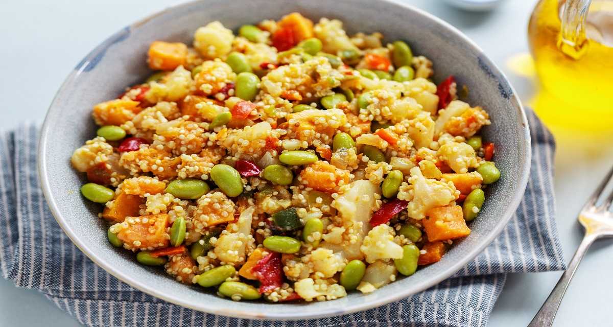 Salada de quinoa