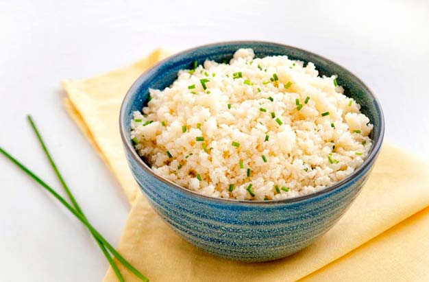 arroz de couve-flor low carb