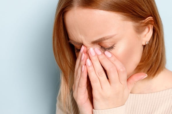 sintoma de alergia
