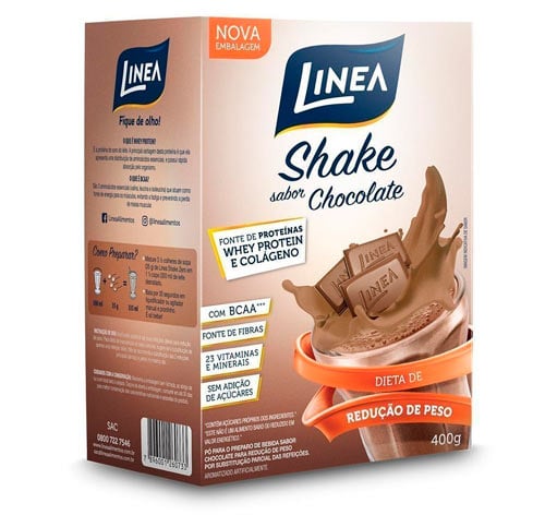 shake linea sabor chocolate