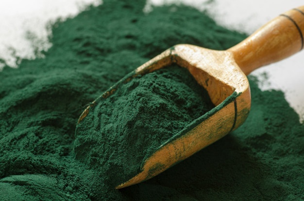 spirulina em pó