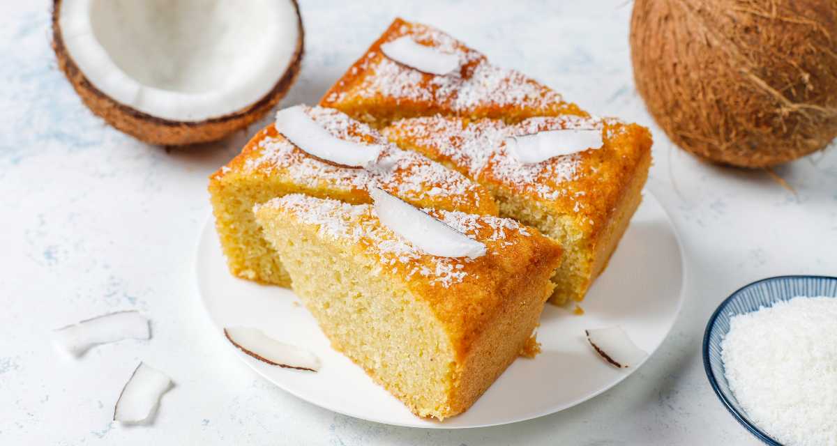 Bolo de coco integral