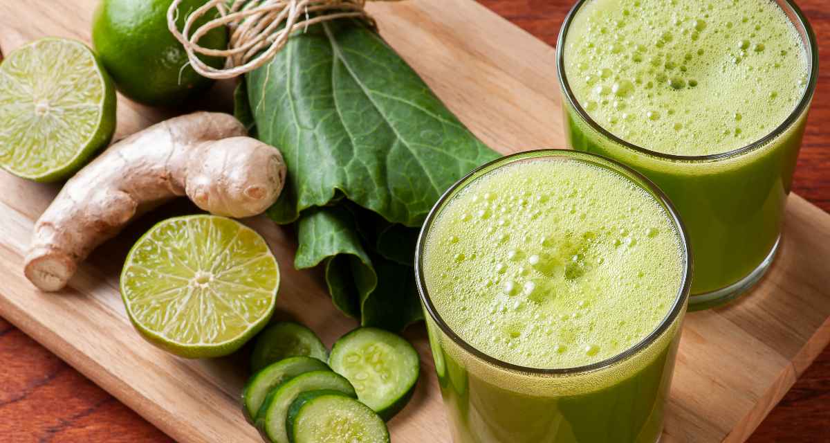 Suco de limão com gengibre