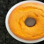 Receita de bolo de cenoura low carb com farelo de aveia