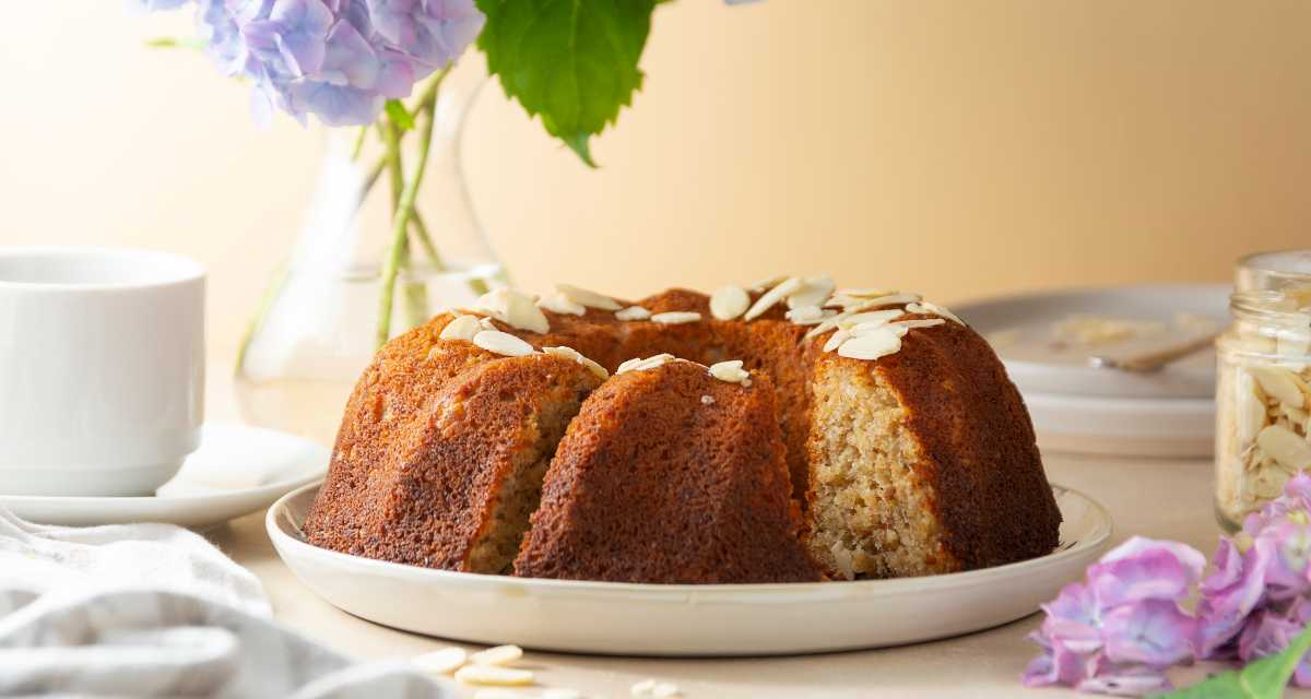 Bolo de linhaça