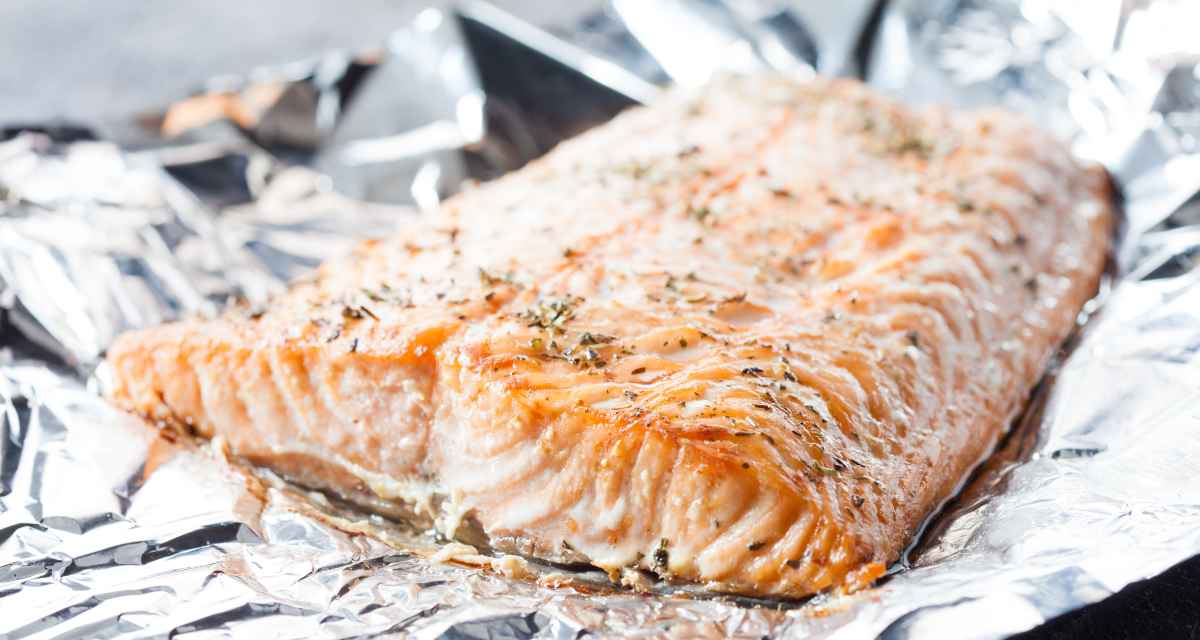 Salmão de forno