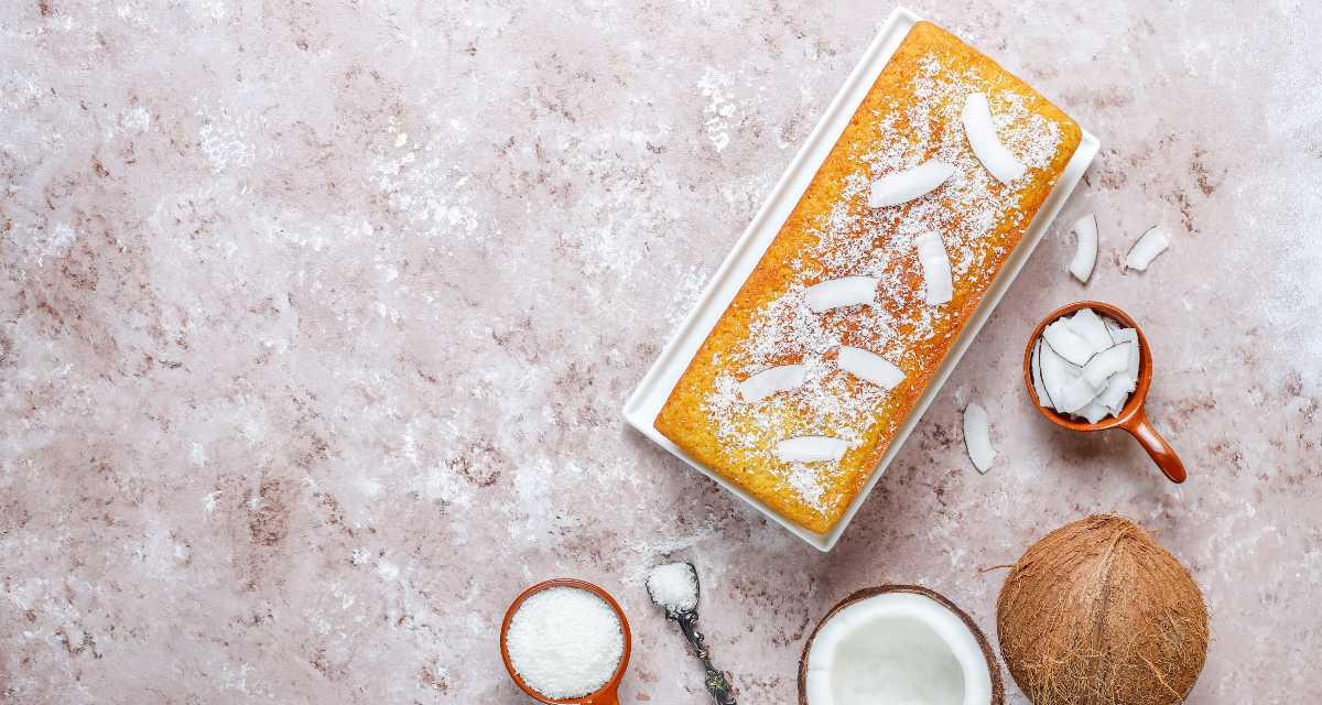 Bolo de coco low carb