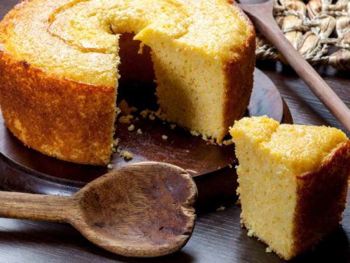 Bolo de fubá low carb