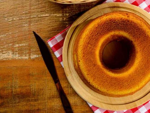Bolo de laranja low carb