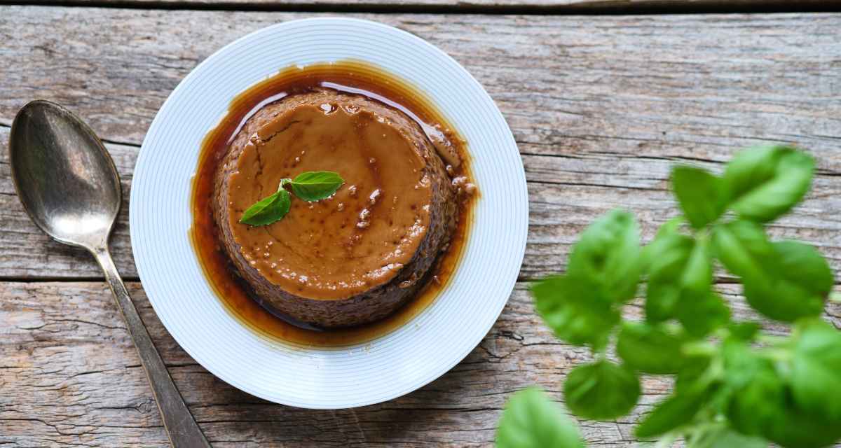 Flan vegano