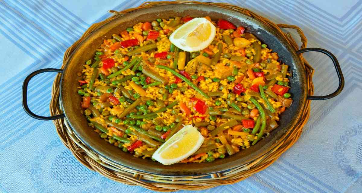 Paella vegana