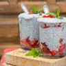 Pudim de chia low carb