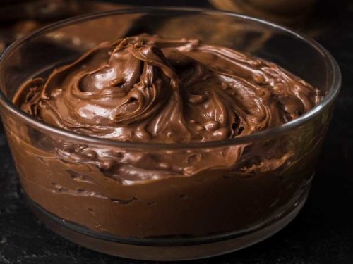 Mousse de chocolate low carb