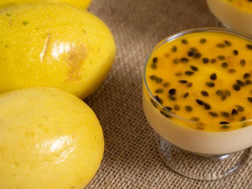 Mousse de maracujá light
