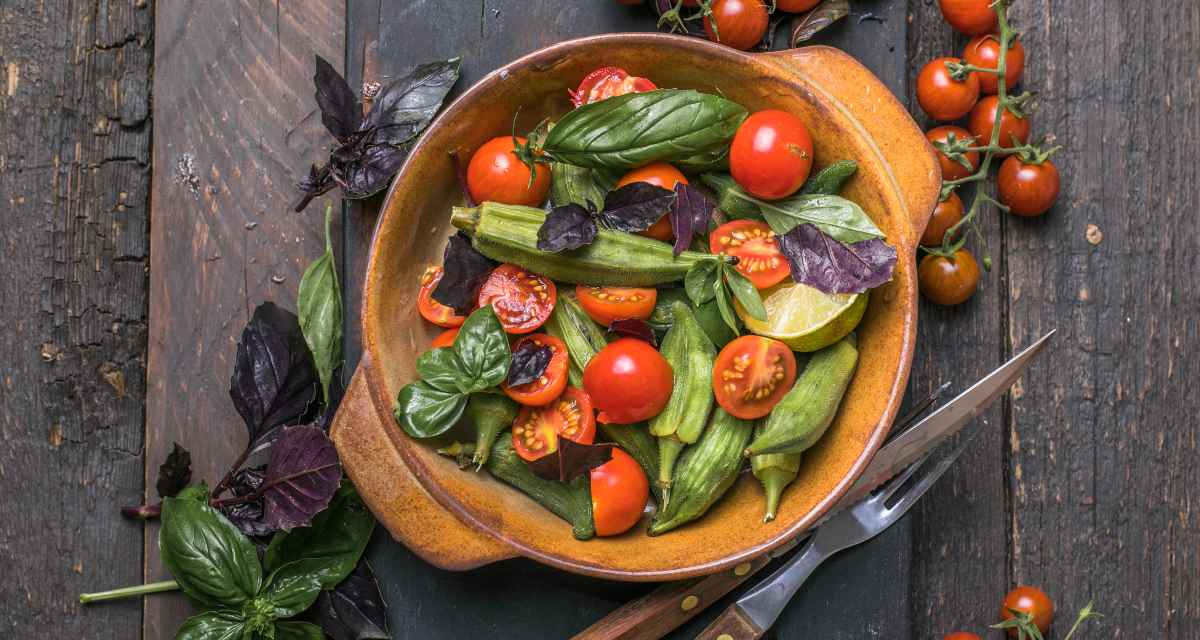 Salada de quiabo