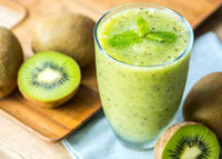 Suco detox kiwi vegetariano