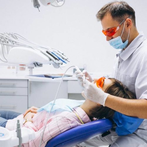 Paciente no dentista