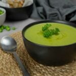 Receita de sopa de ervilha com legumes light vegana