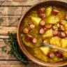 Sopa de ervilha com batata