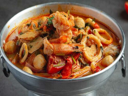 Sopa de frutos do mar