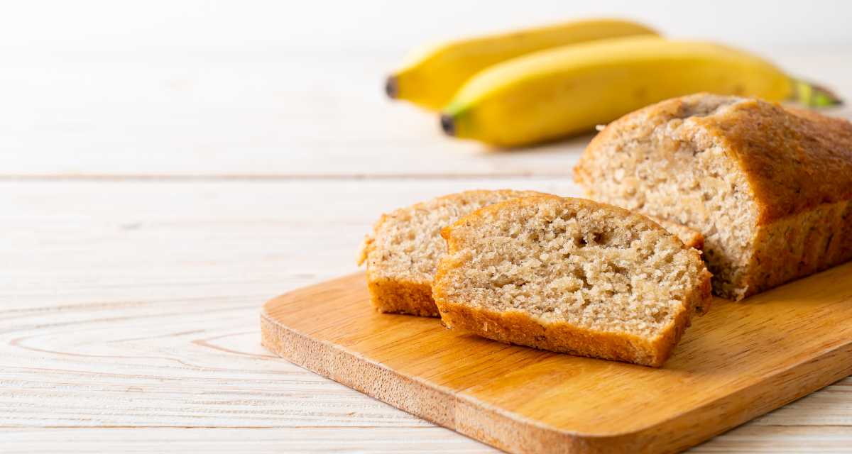 Pão de banana fit