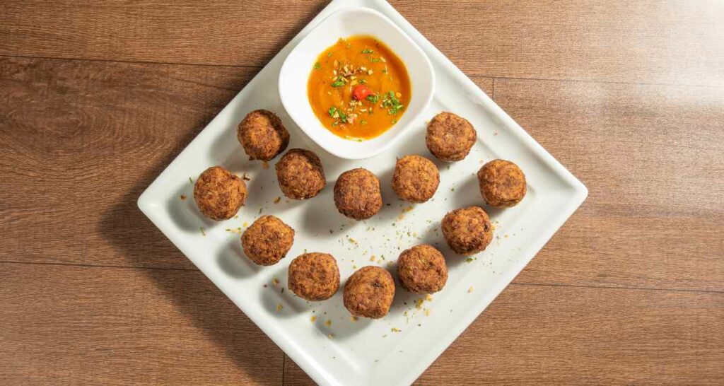 Receita de almôndega vegana light com soja MundoBoaForma