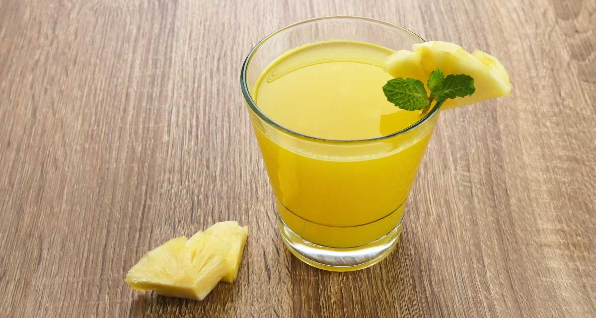 Suco para garganta inflamada