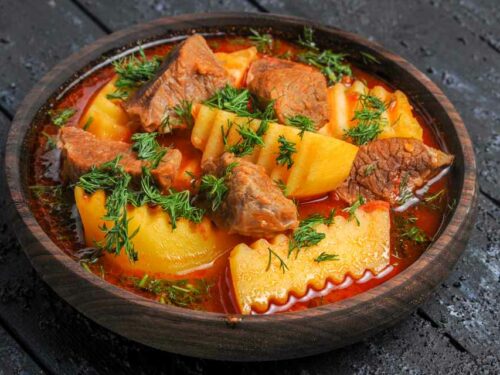 Carne com batata