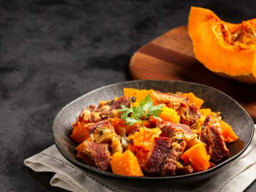 Carne seca com abóbora