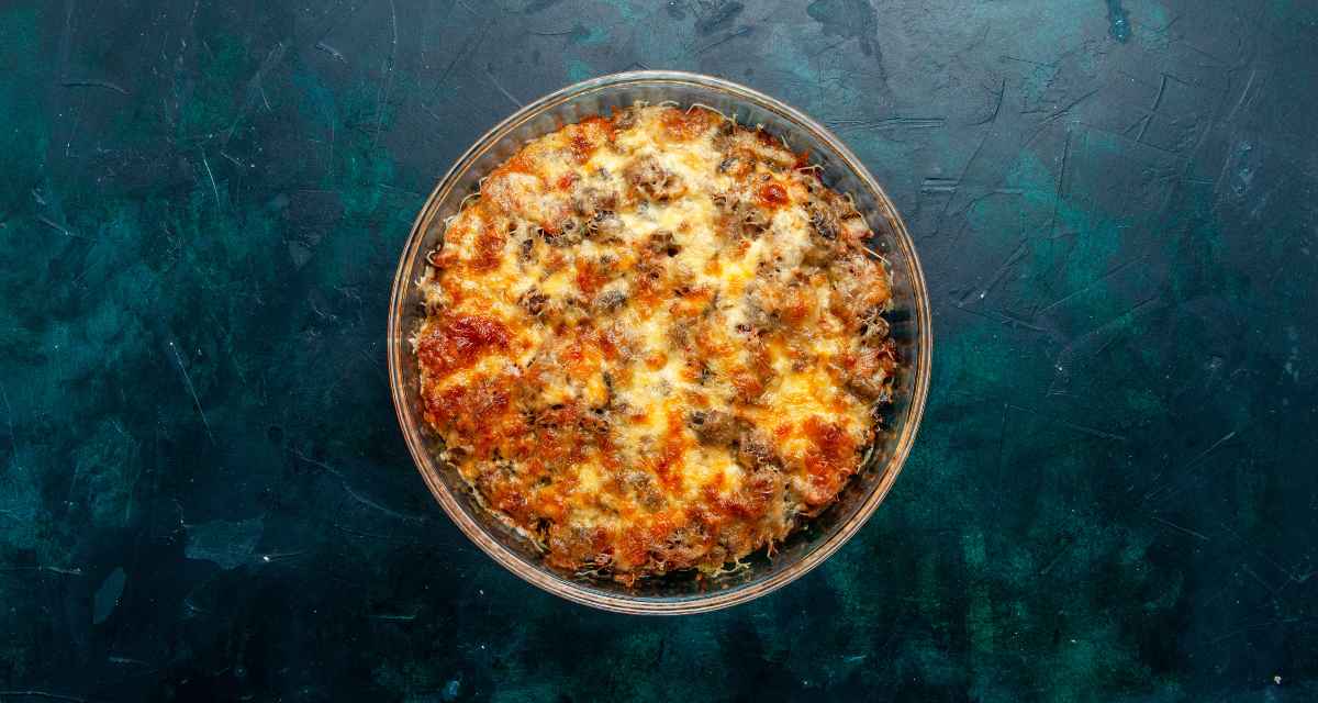 Pizza de carne moída